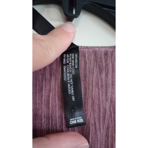 Women's Torrid Light Weight Woven Rauna Rose Taupe Kimono, One Size (Plus) - Picture 12 of 12